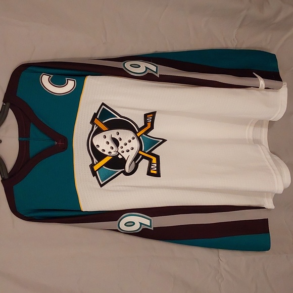 Rare Vintage 90s Paul Kariya Nike Anaheim Mighty Ducks NHL Jersey Size LARGE